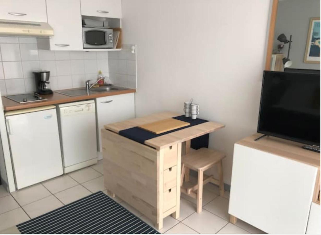 Studio Au Calme Avec Piscine, Face Golf, Parking Gratuit, Tout A Pied A 10Mn Centre Ville Ciboure Luaran gambar