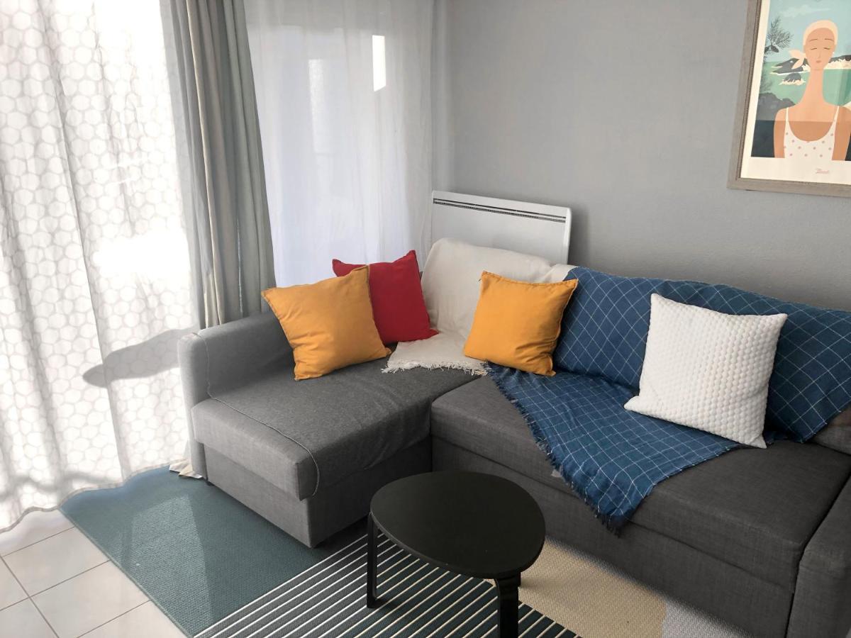 Studio Au Calme Avec Piscine, Face Golf, Parking Gratuit, Tout A Pied A 10Mn Centre Ville Ciboure Luaran gambar